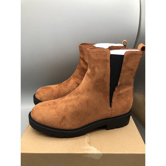 ZBY LPCBDEE Womens Classic Chelsea Boots Fashion Elastic Bands Slip On 8 M9J175 - Picture 2 of 13